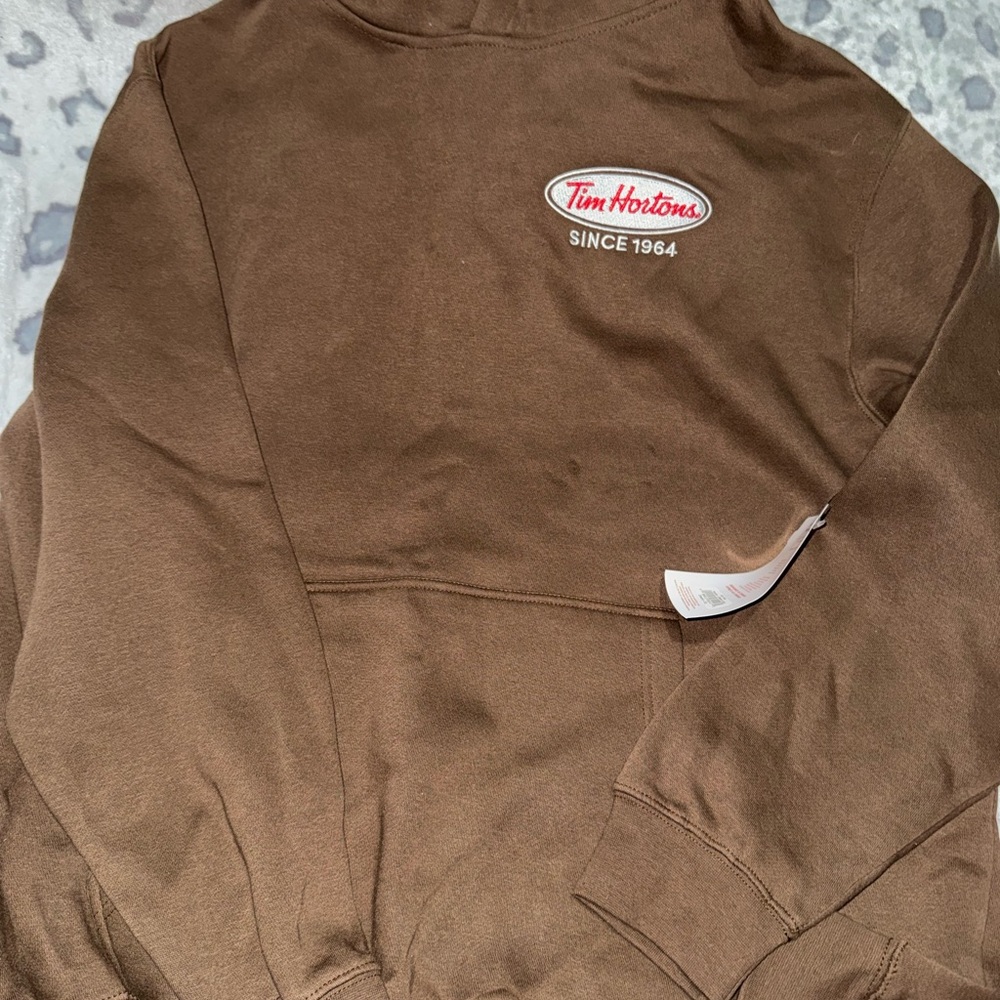 Tim Hortons Brown Men's Hoodie